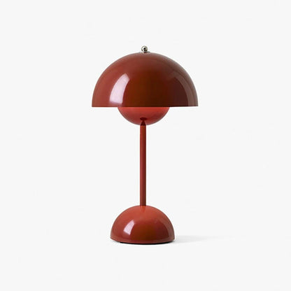 Lampe de Table LED Portative Flowerpot – coloris Rouge