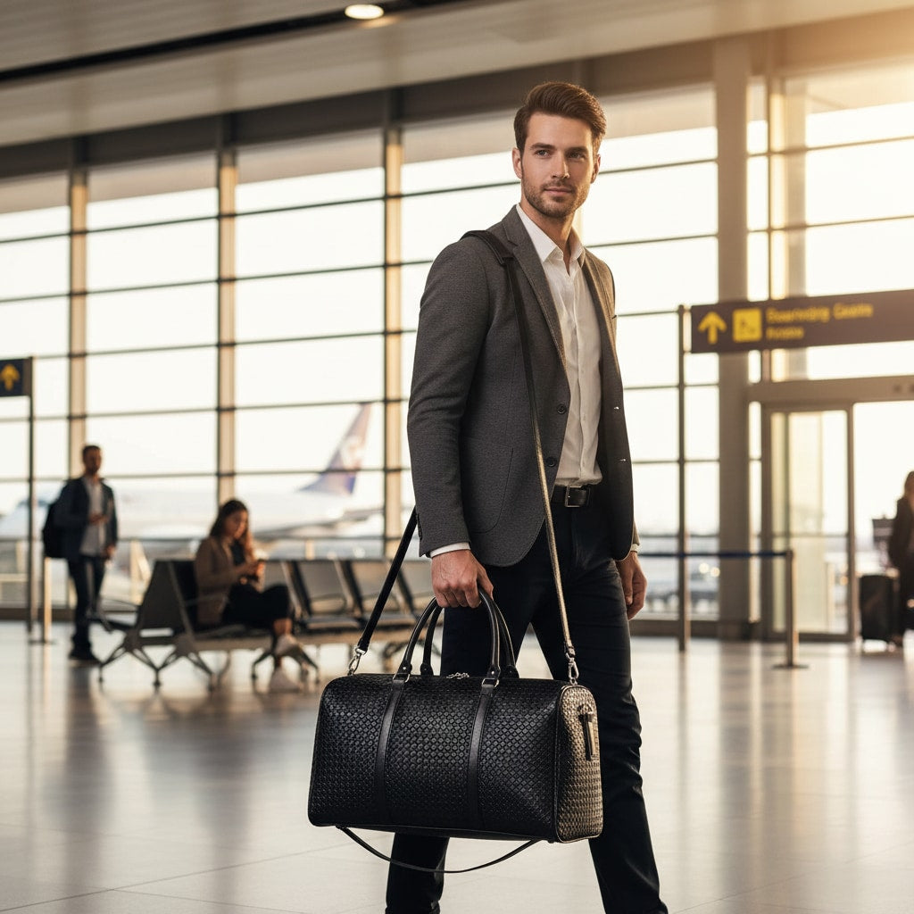 EFFIA - Sac de Voyage PU Noir