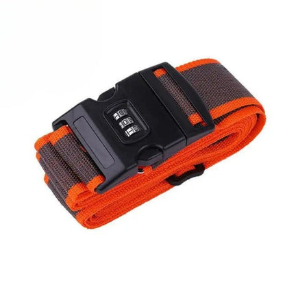 Sangle à Bagages à Combinaison – coloris Gris et Orange