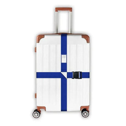Sangle de Valise en Croix – coloris Bleu