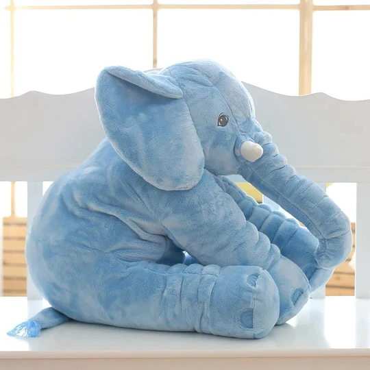 Coussin Peluche Éléphant pour Bébé