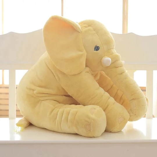 Coussin Peluche Éléphant pour Bébé