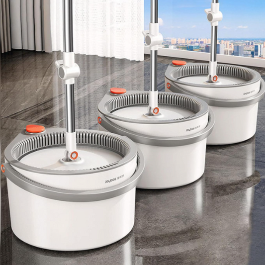 SpinMop with Self-Cleaning Microfiber Technology