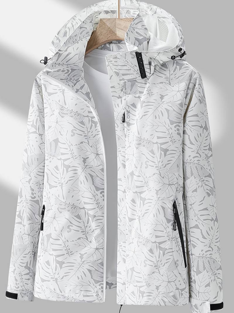 Veste Imperméable Coupe-Vent à Capuche Femme