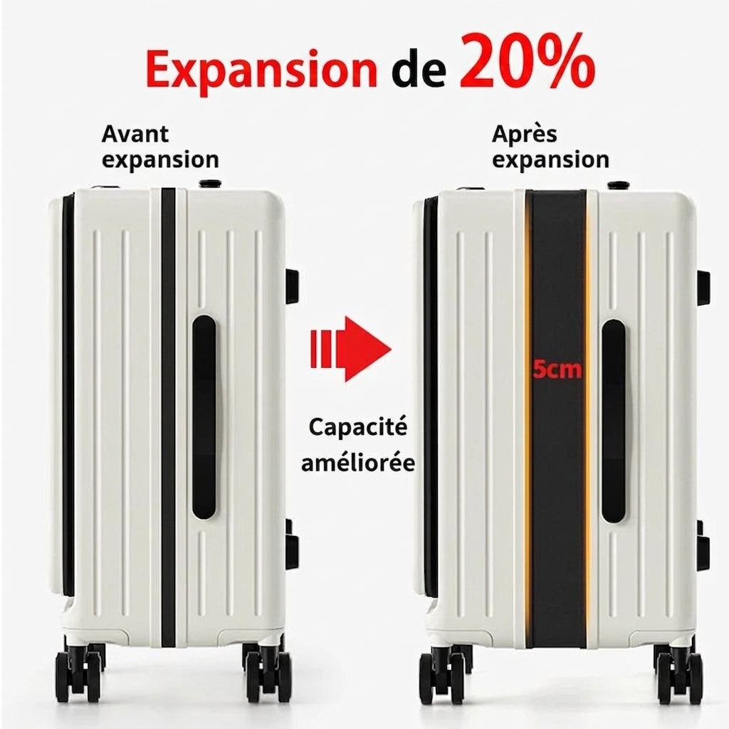 MENKALINAN - Valise Cabine Extensible