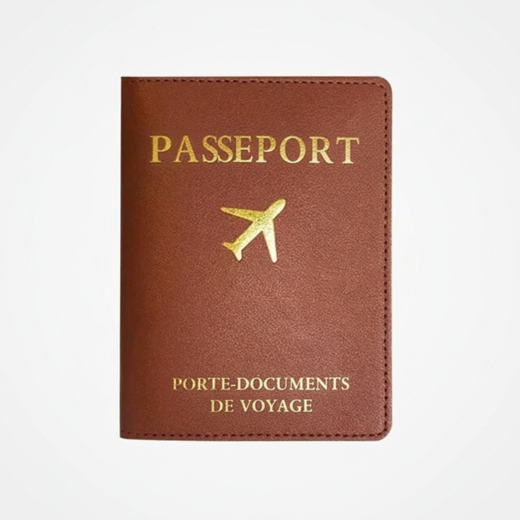 Porte Document de Voyage en Simili