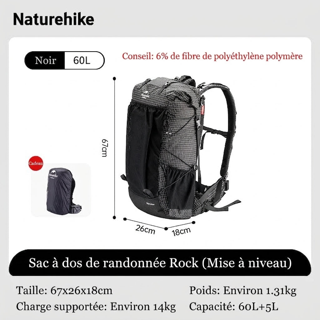 Nomade - Sac À Dos Randonnée 60 Litres