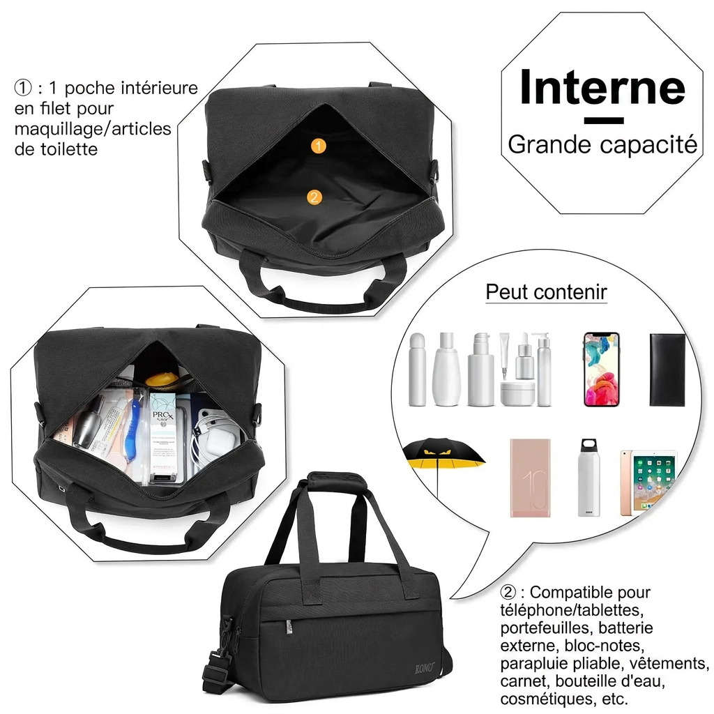 ZIBAL - Valise Trolley + Sac Cabine