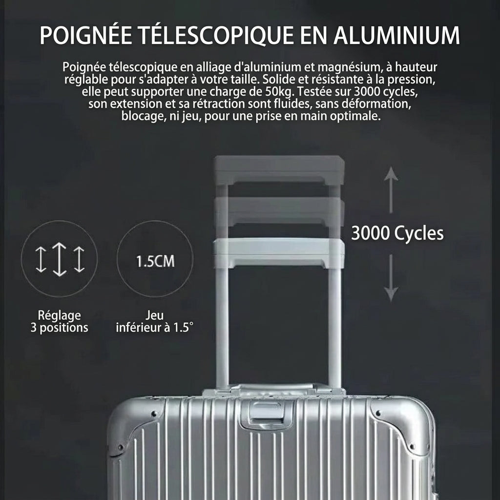 ZOSMA - Valise En Aluminium