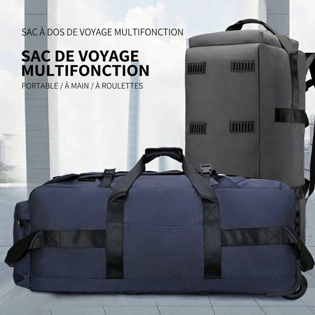 PHECDA - Grand Sac De Voyage Avec Roulettes