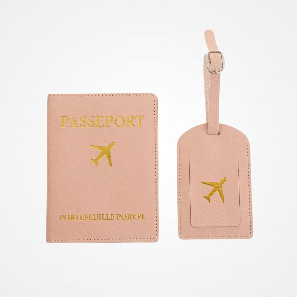Protège Passeport Et Etiquette Valise