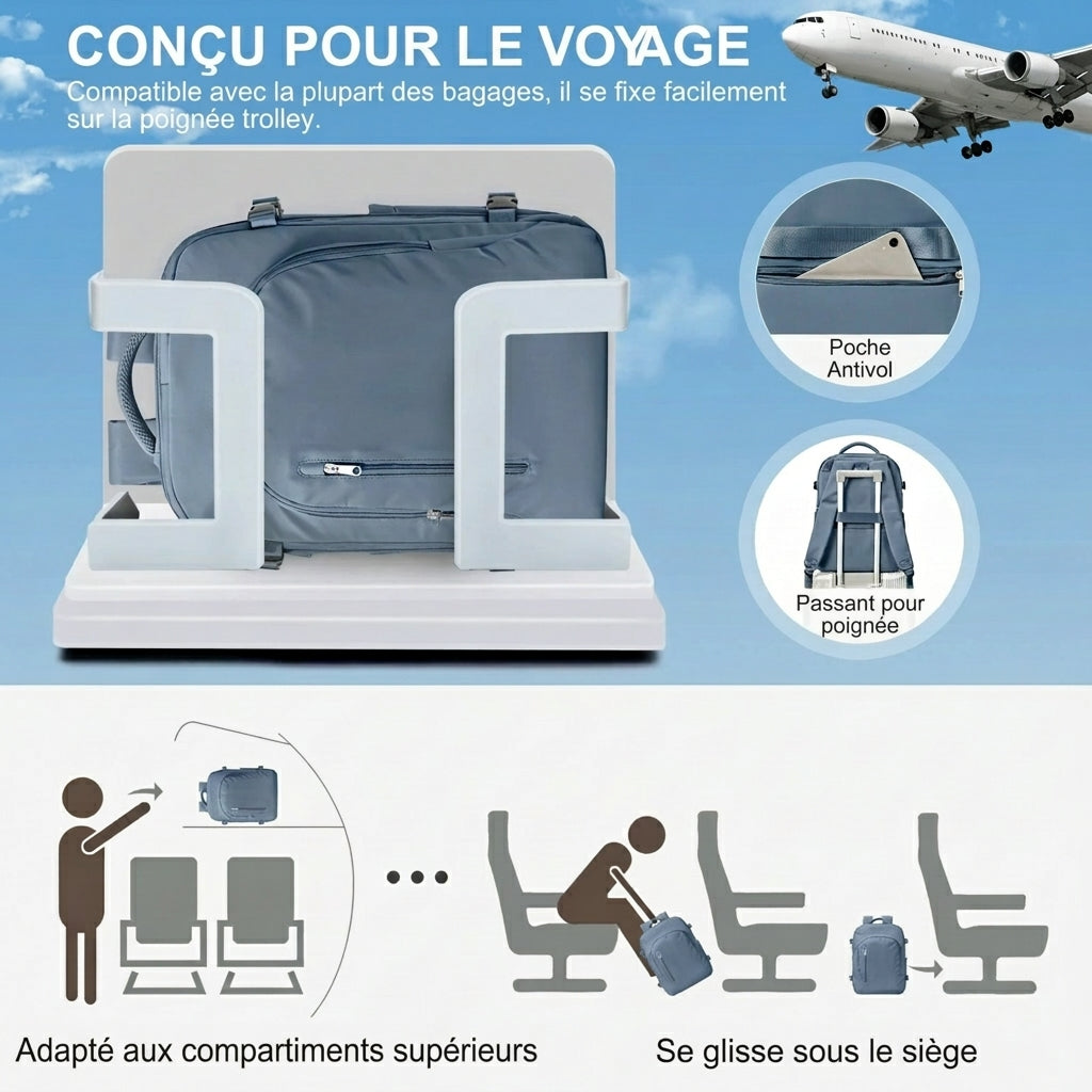 DENEB - sac à dos voyage cabine 45x36x20 Easyjet