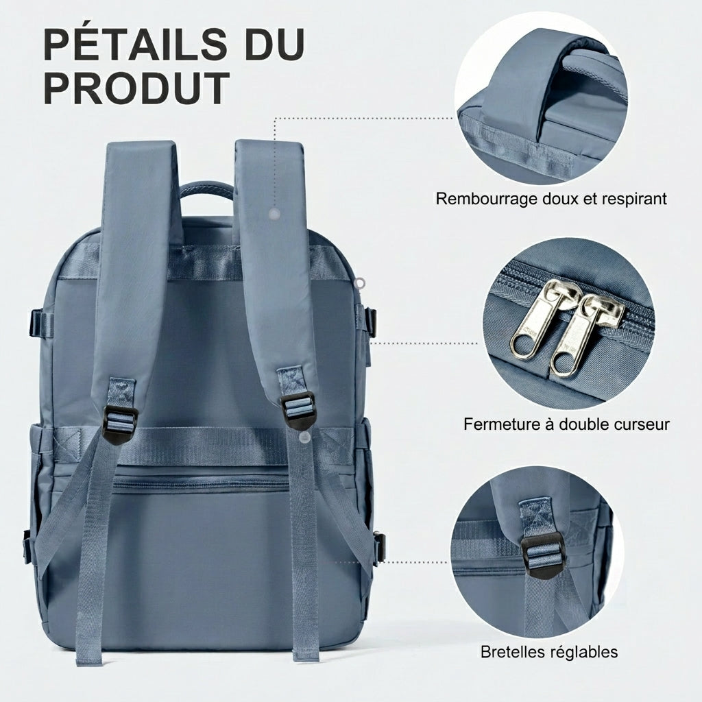 DENEB - sac à dos voyage cabine 45x36x20 Easyjet