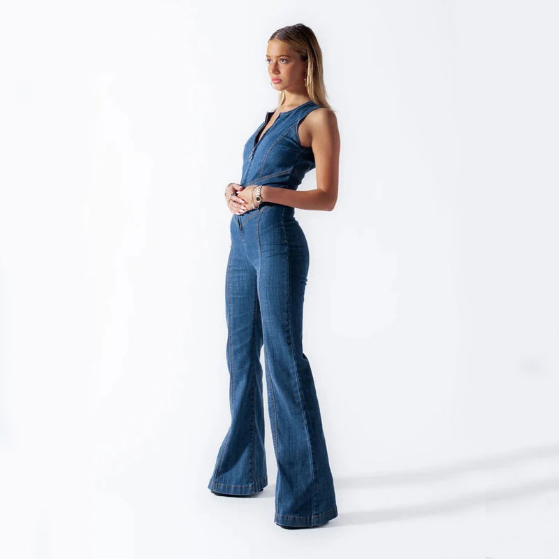 Combinaison Tendance en Jean Flatteuse Femme
