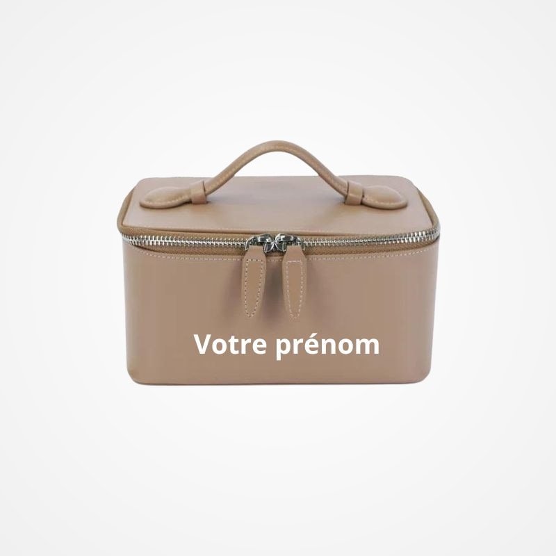 RECIF - Trousse de Toilette Cuir Personnalisable