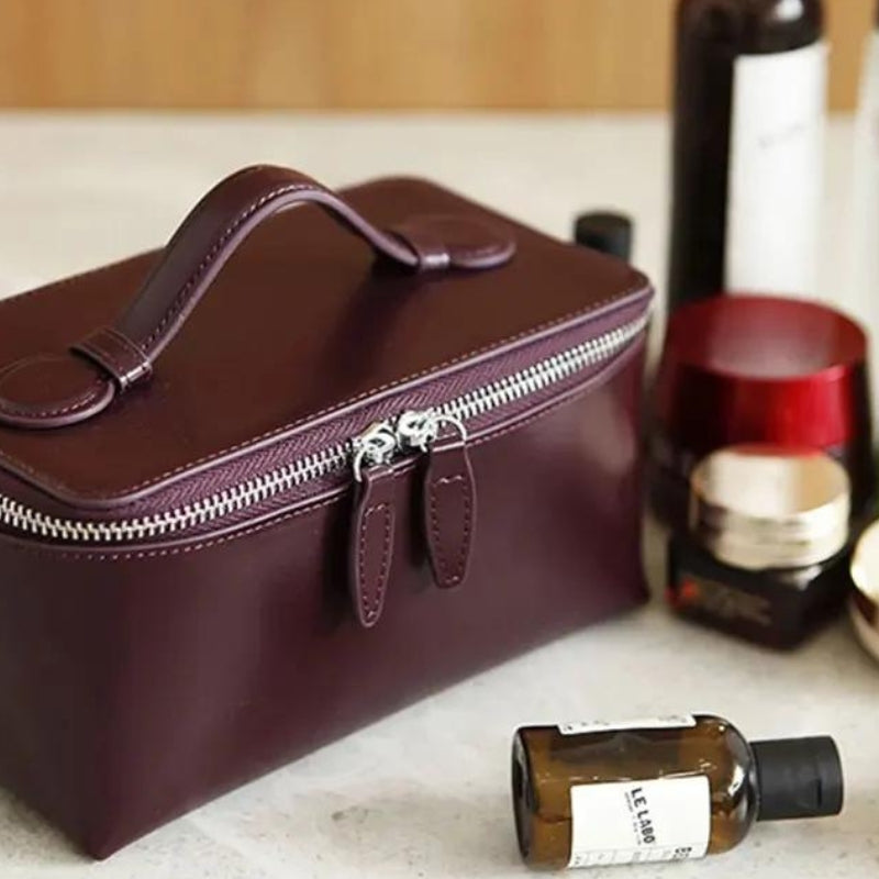 RECIF - Trousse de Toilette Cuir Personnalisable