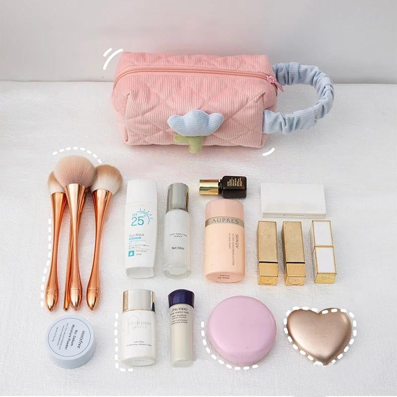 AUBRIA - Trousse De Toilette Femme Vanity Souple