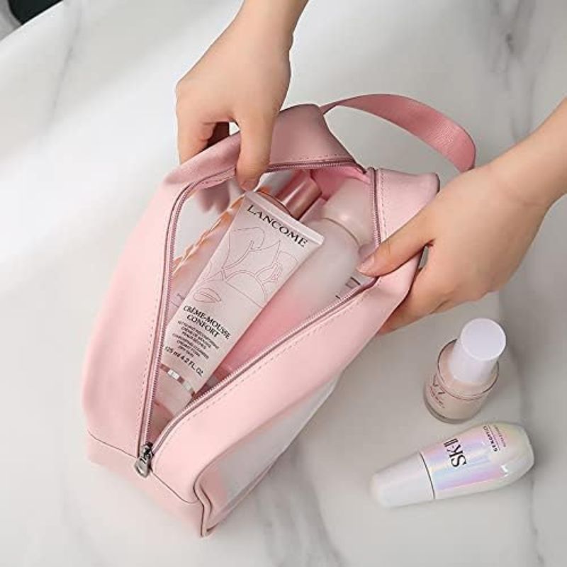 CARILIA - Trousse De Toilette Transparente Avion