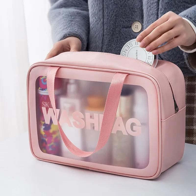 CARILIA - Trousse De Toilette Transparente Avion