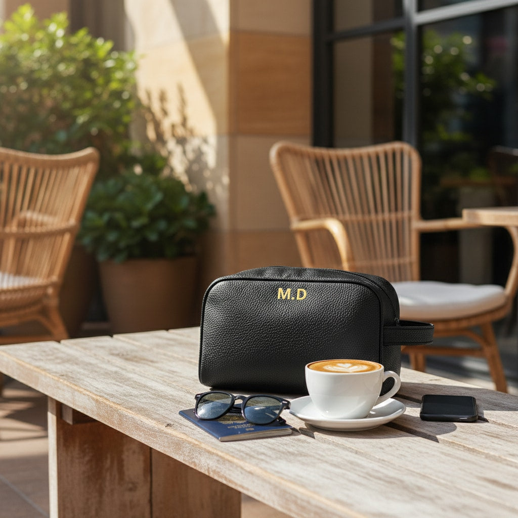 HAUBAN - Trousse Toilette Simili Personnalisable