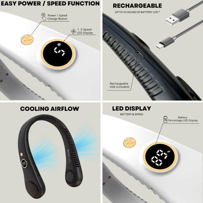 Ventilateur Unisexe Portable Sans Pales