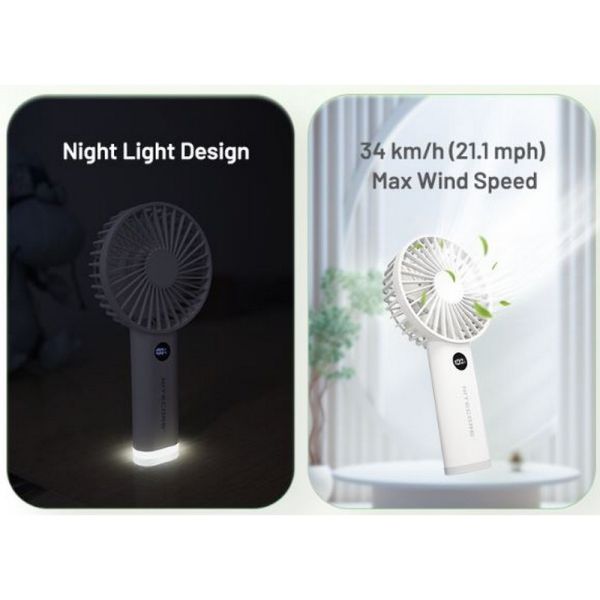 Ventilateur portable pliable NEF03 Pro avec batterie de 4 000 mAh et 5 vitesses                                         - Nitecore