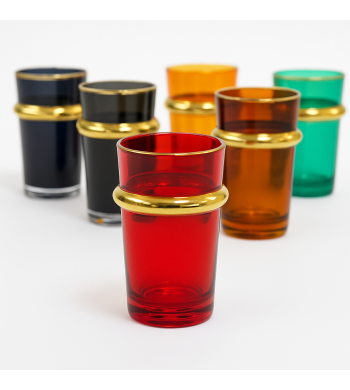 Théière marocaine en verre compatible gaz et vitrocéramique