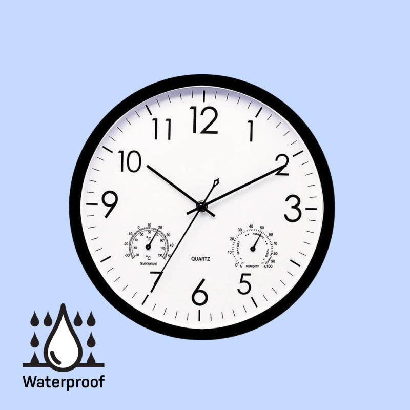 Horloge Résistante aux Intempéries d'Extérieur