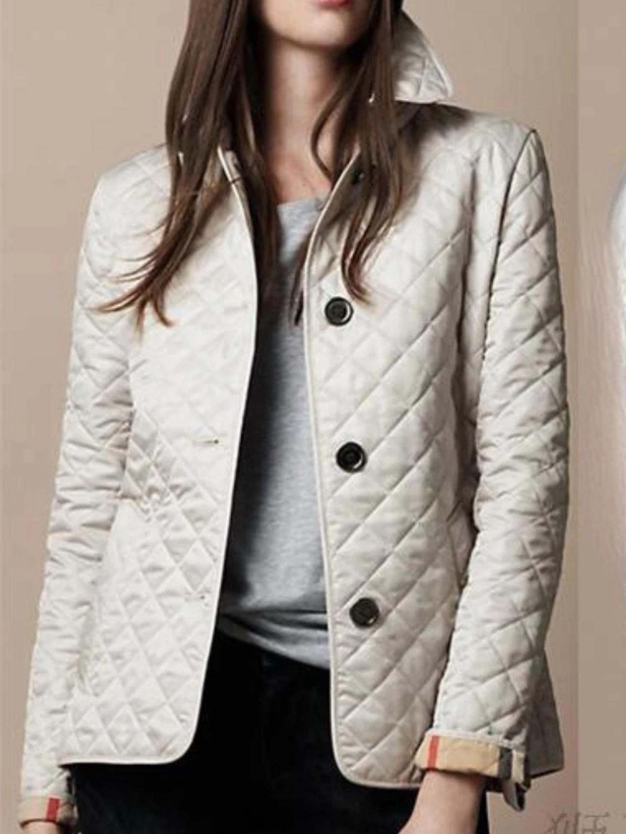 Veste Décontractée Matelassée Femme