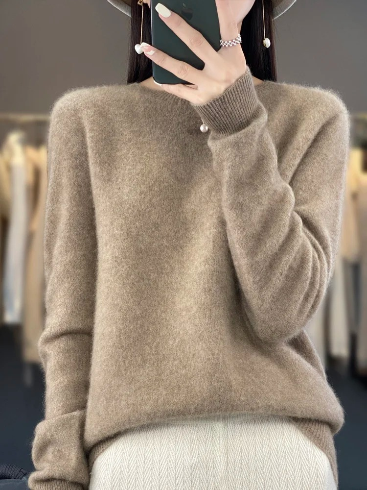 Pull Doux en Maille Élégant Femme