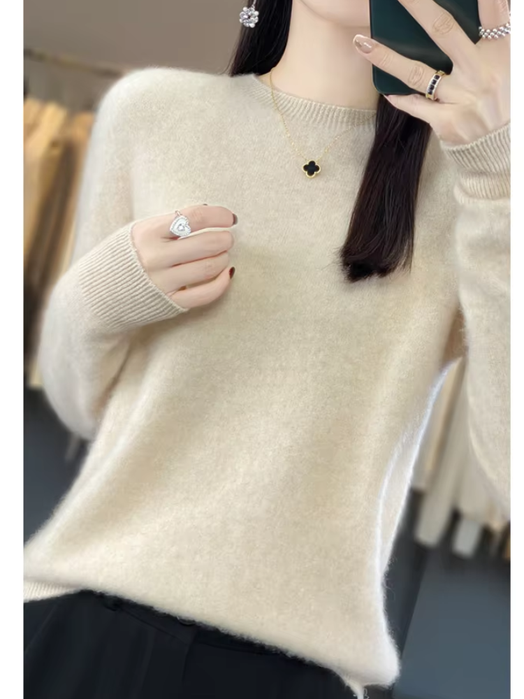 Pull Doux en Maille Élégant Femme