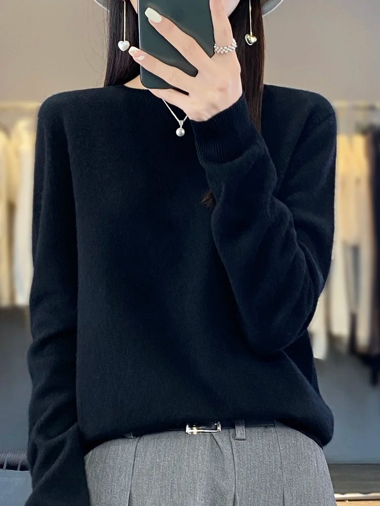 Pull Doux en Maille Élégant Femme