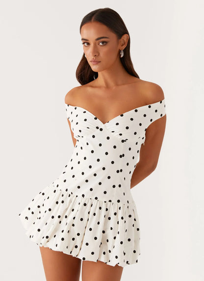 Robe Femme, épaules dénudées, courte