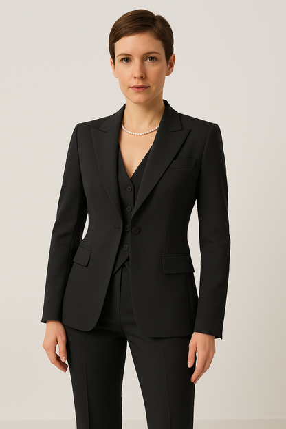 Ensemble Costume Élégant Toutes Saisons Femme