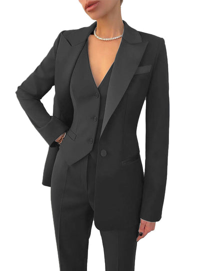 Ensemble Costume Élégant Toutes Saisons Femme