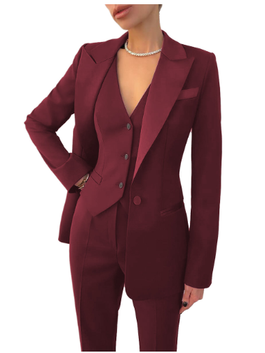 Ensemble Costume Élégant Toutes Saisons Femme