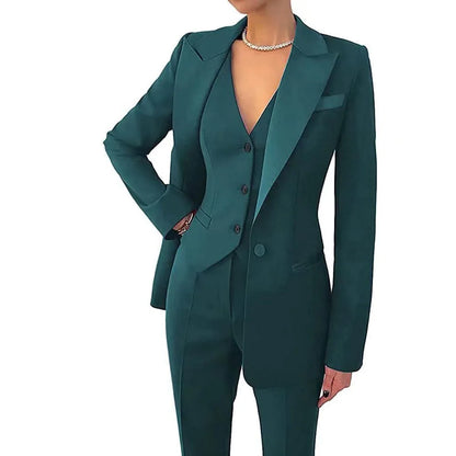Ensemble Costume Élégant Toutes Saisons Femme