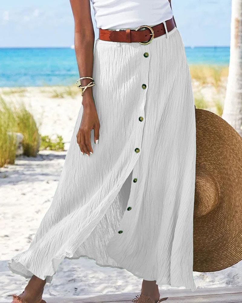 Jupe Élégante Unie Femme