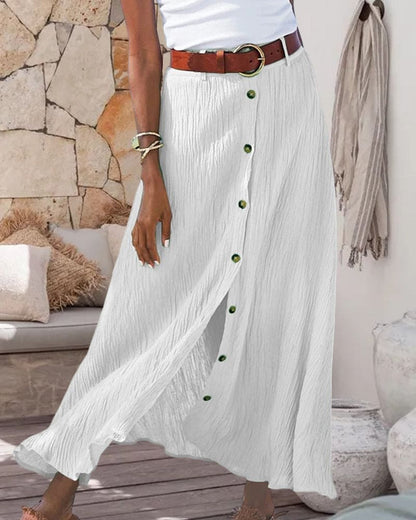 Jupe Élégante Unie Femme