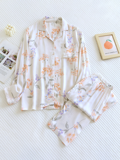 Ensemble Pyjama Luxueux Femme, manches longues