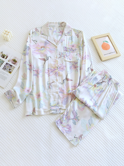 Ensemble Pyjama Luxueux Femme, manches longues