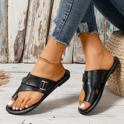 Sandales Orthopédiques Femme – Noir