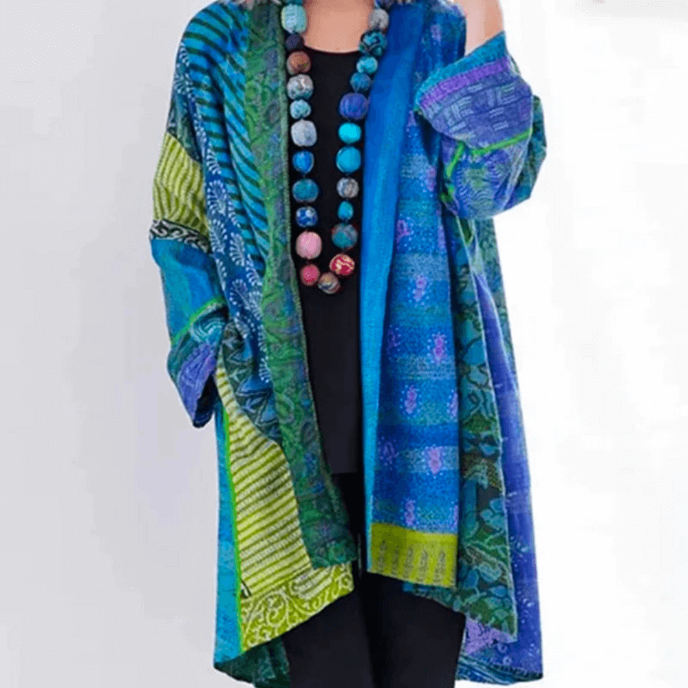 Cardigan Coloré Femme, style rétro-moderne