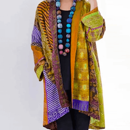 Cardigan Coloré Femme, style rétro-moderne