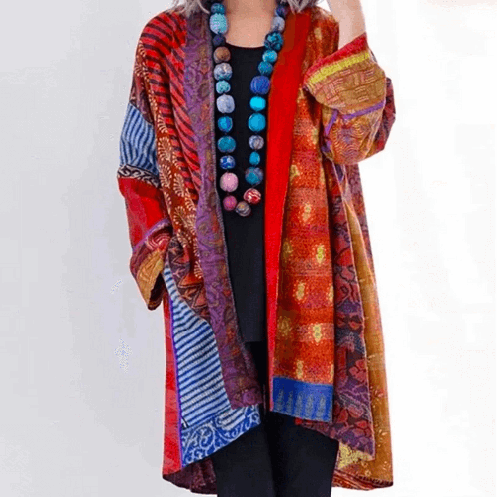Cardigan Coloré Femme, style rétro-moderne