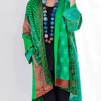 Cardigan Coloré Femme, style rétro-moderne